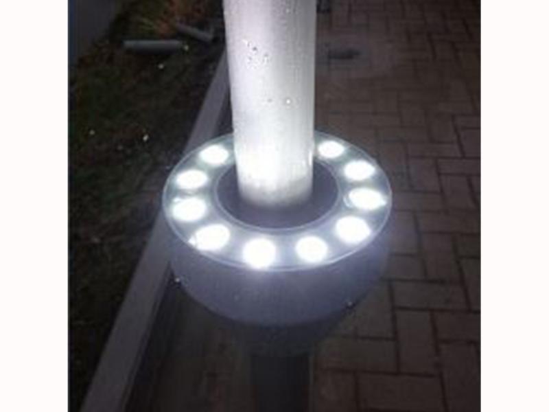 Lumière led pour mât de drapeau