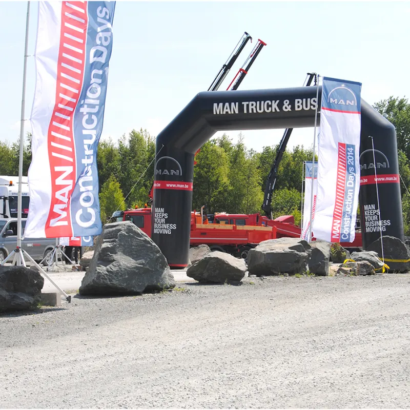 MAN trucks beachflags