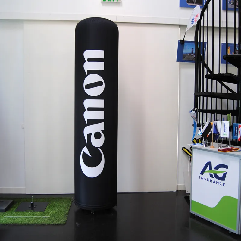 Le tube gonflable ou totem air est idéal pour mettre en évidence votre marque à l’occasion d’événements.