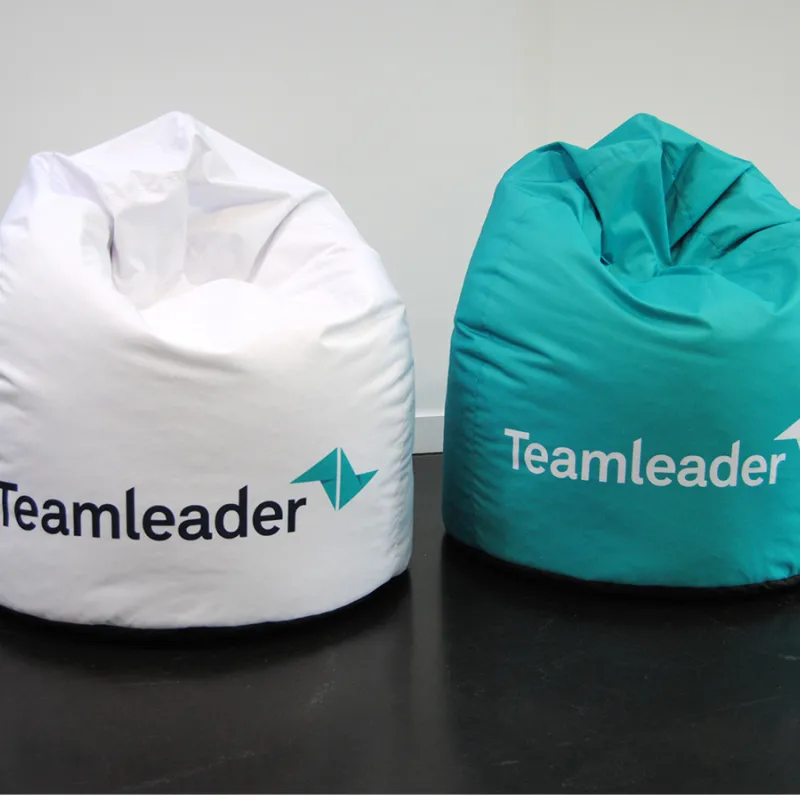 Whether restaurant, terrace, café or event, these promotional bean bags will not go unnoticed.