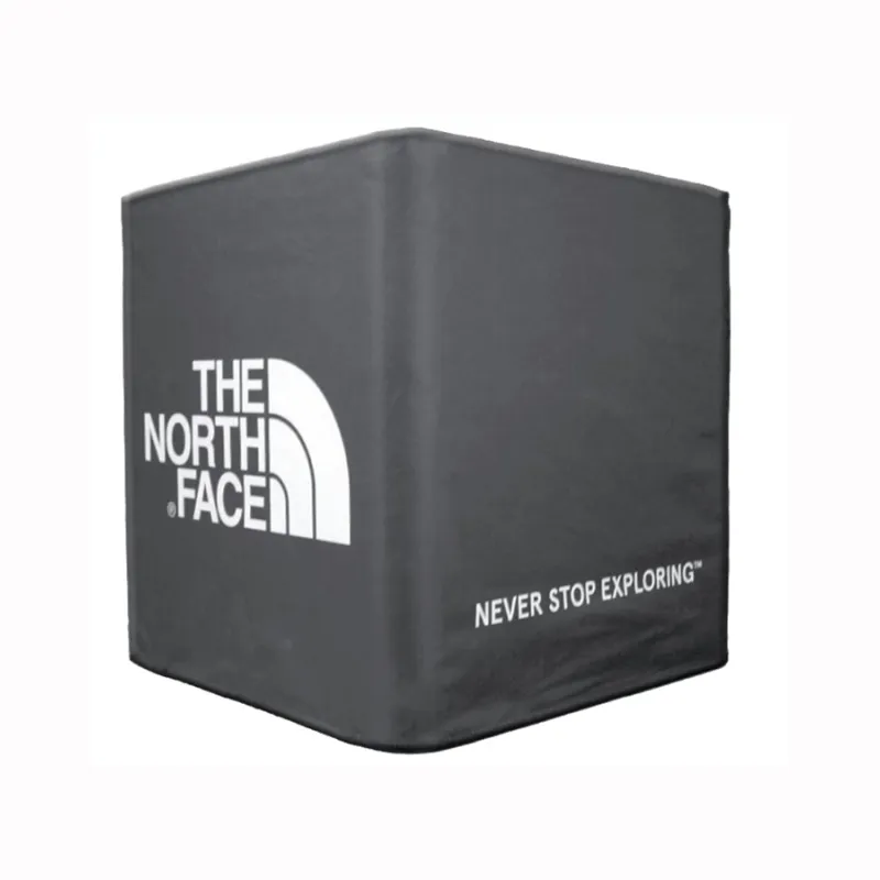 Sitting cube with unique folding system