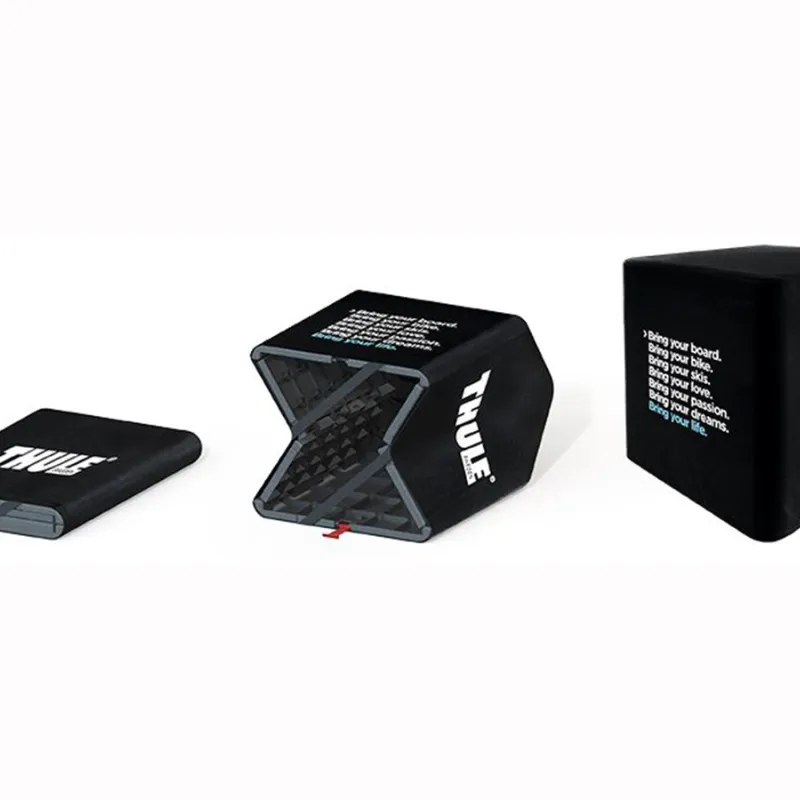 Sitting cube with unique folding system