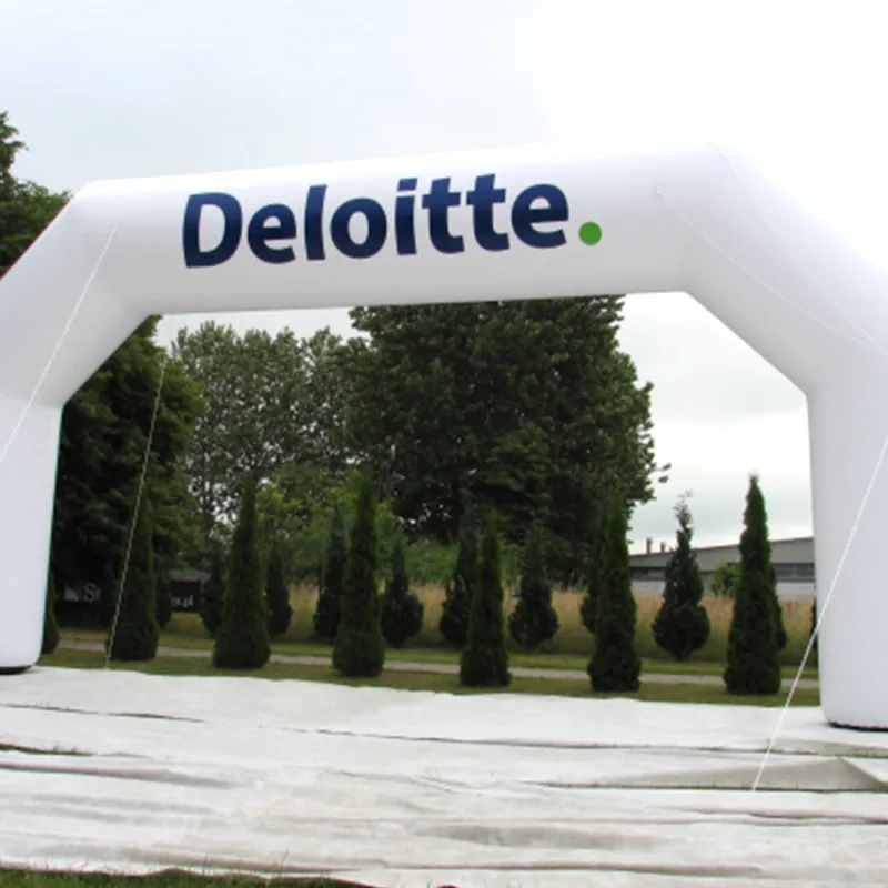 start finish publiboog bedrukt gebrand met eigen logo