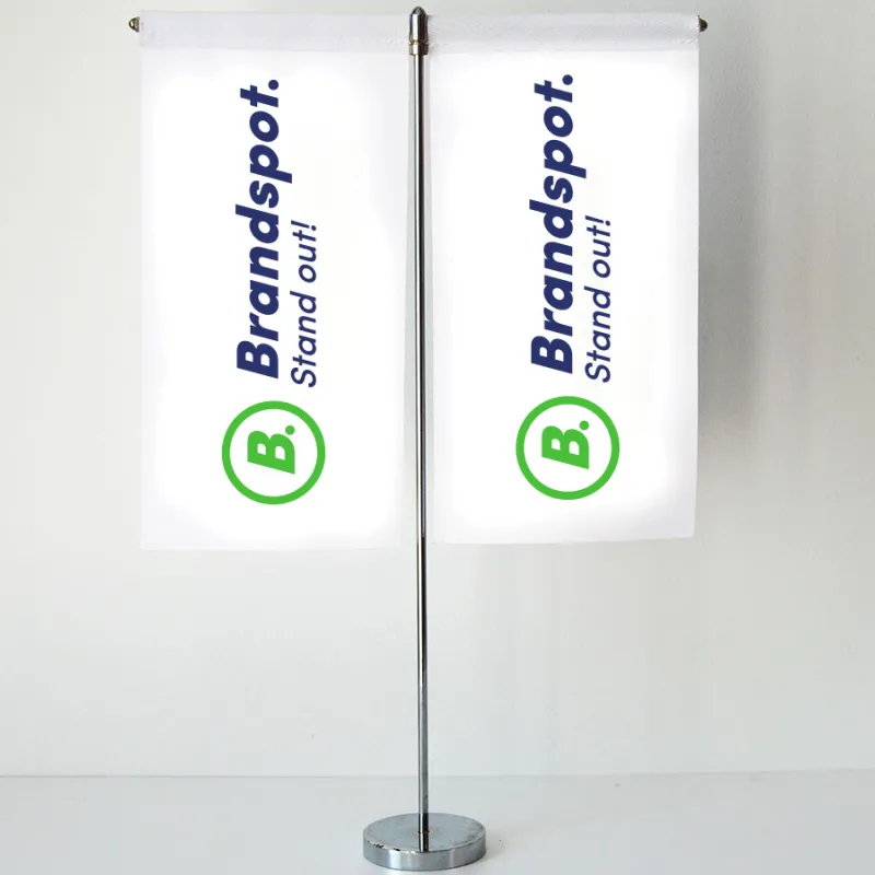 Table flags Twin tablelbanner doublesided