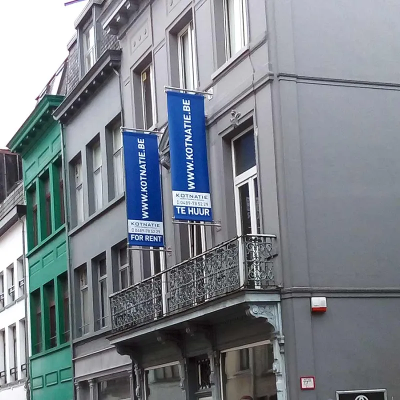gevelbanier paalbanier