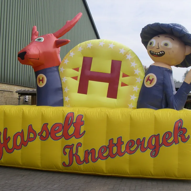 Inflatable vorm Lotto met ballen, opblaasbare structuur op maat