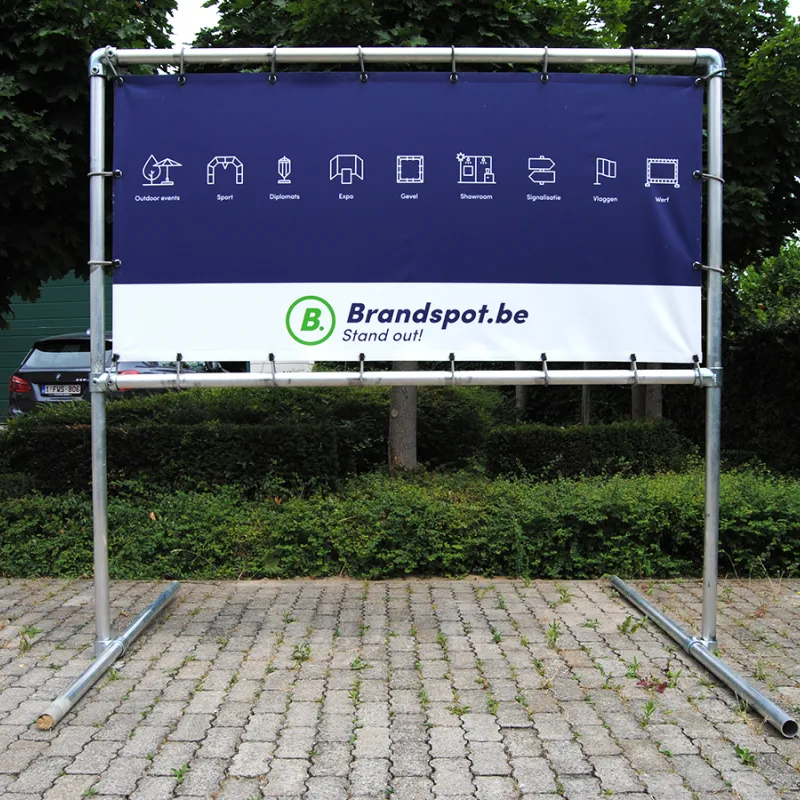 mobiele toren spandoeken