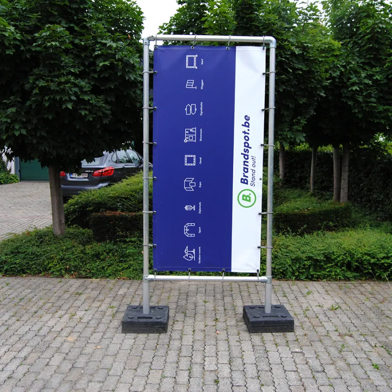 mobiele toren spandoeken