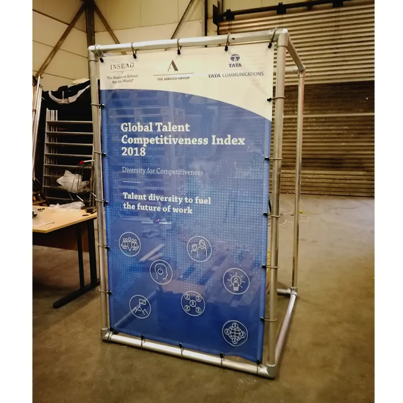 mobiele toren spandoeken