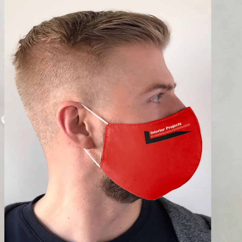 Masques en tissu personnalisé de protection avec impression Bec de canard