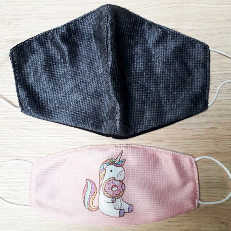 Masques en tissu personnalisé de protection avec impression Bec de canard