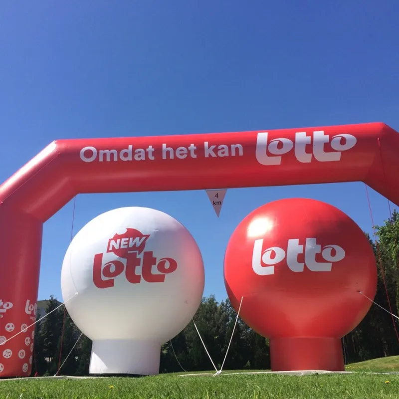 Opblaasbare ballon - Publiballon voor Lotto