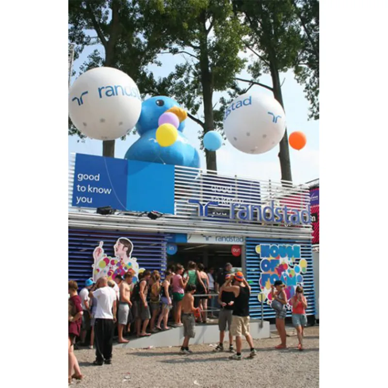 Inflatable vorm Lotto met ballen, opblaasbare structuur op maat