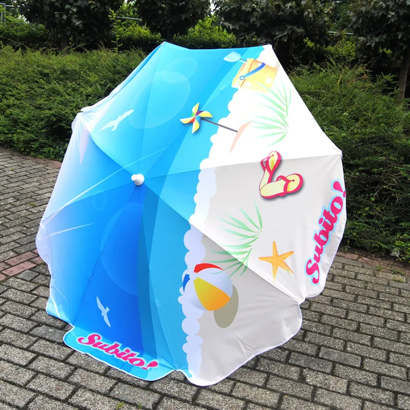 bedrukte parasol event en horeca