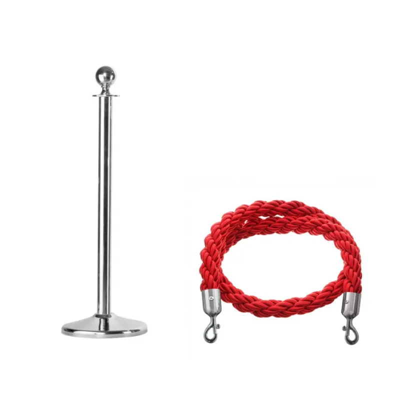 Poteau de Guidage dorée avec Corde