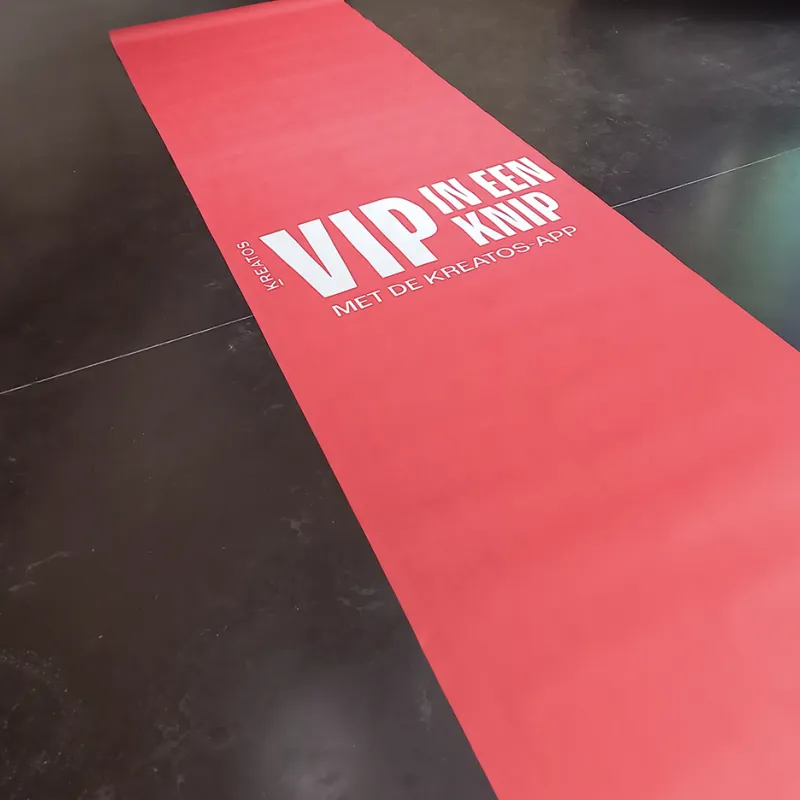 Tapis personnalisé pour le Festival du film Policier à Liège