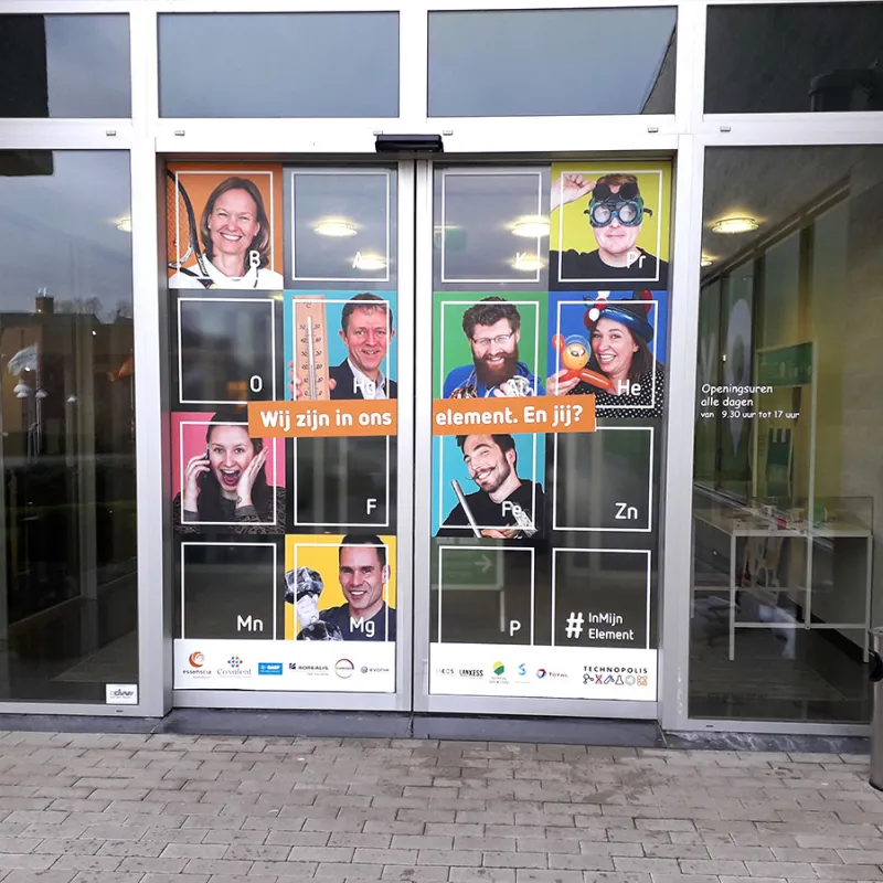 Raamsticker technopolis