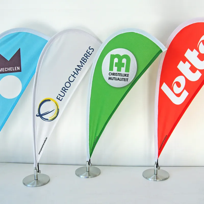 Funny Table Beachflags with logo