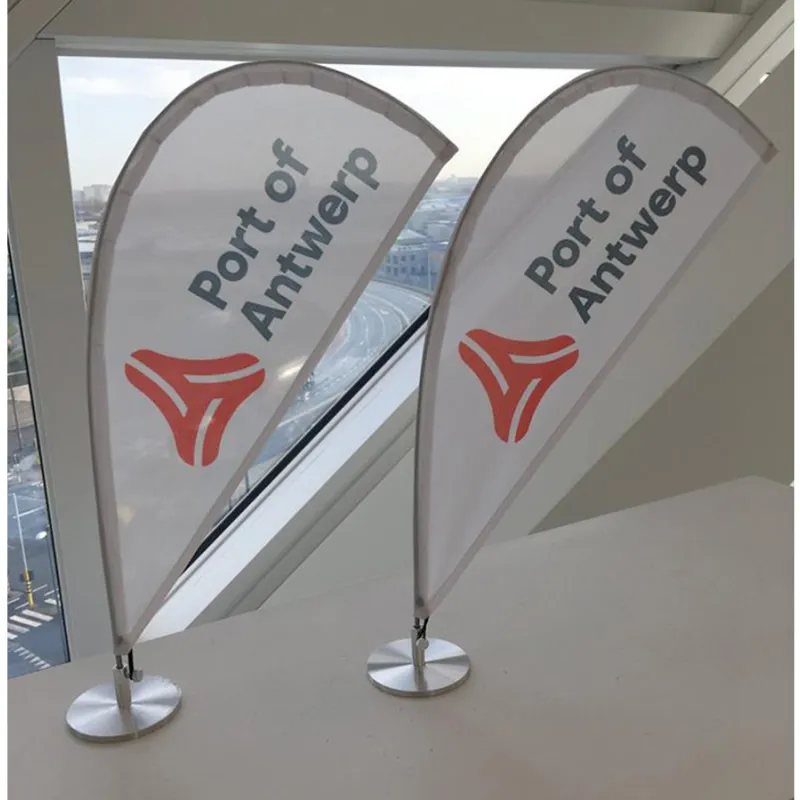 Funny Table Beachflags with logo