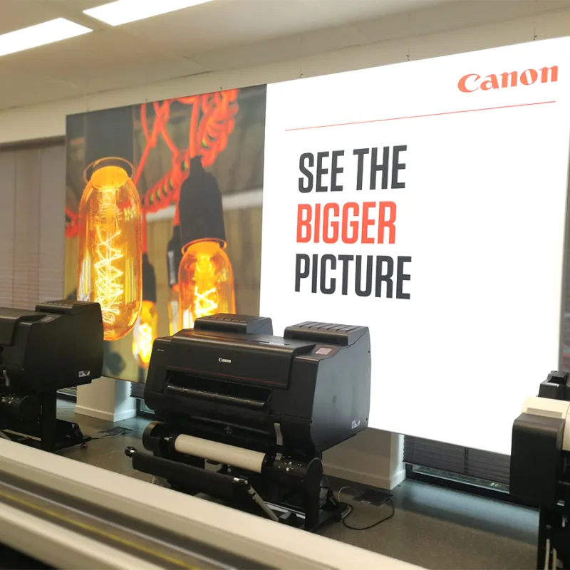 Texframe - Lightbox  - Led Wall met textielprint