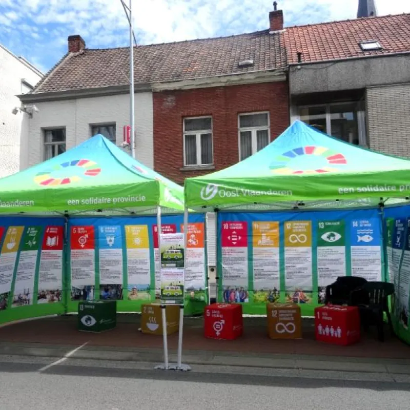 Canopy pop up tente pliante, tonelle personnalisée