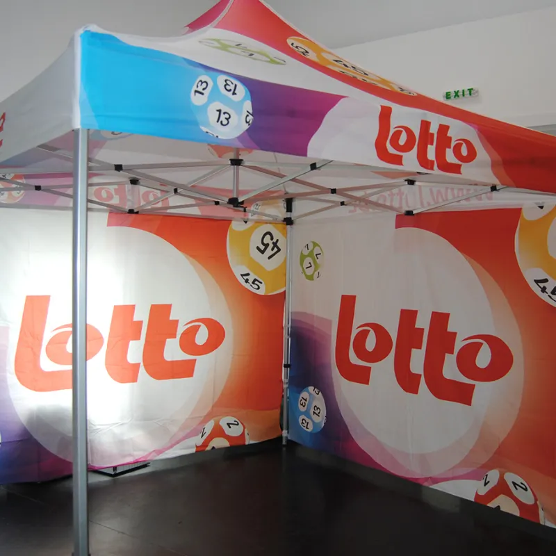Canopy pop up tente pliante, tonelle personnalisée
