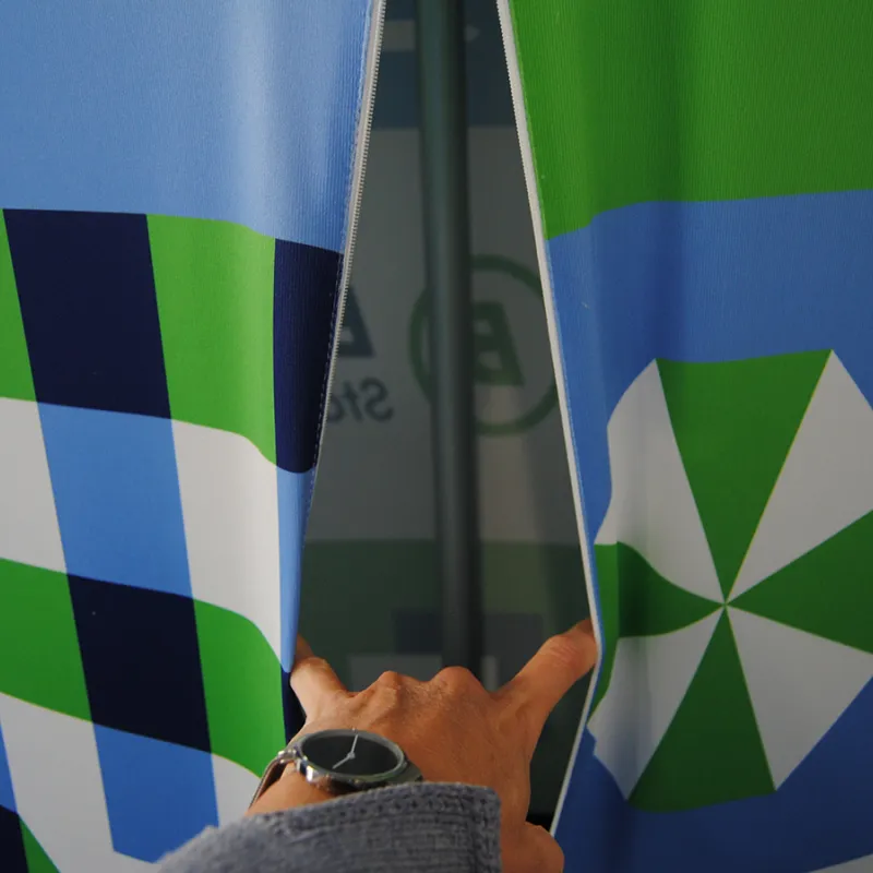 Counter Flex Easy - promodesk met textielprint