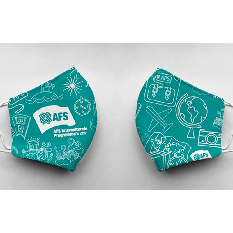 Masques en tissu personnalisé de protection avec impression Bec de canard