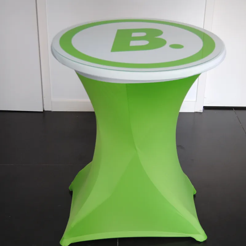 Bedrukte tafelplexi voor statafel