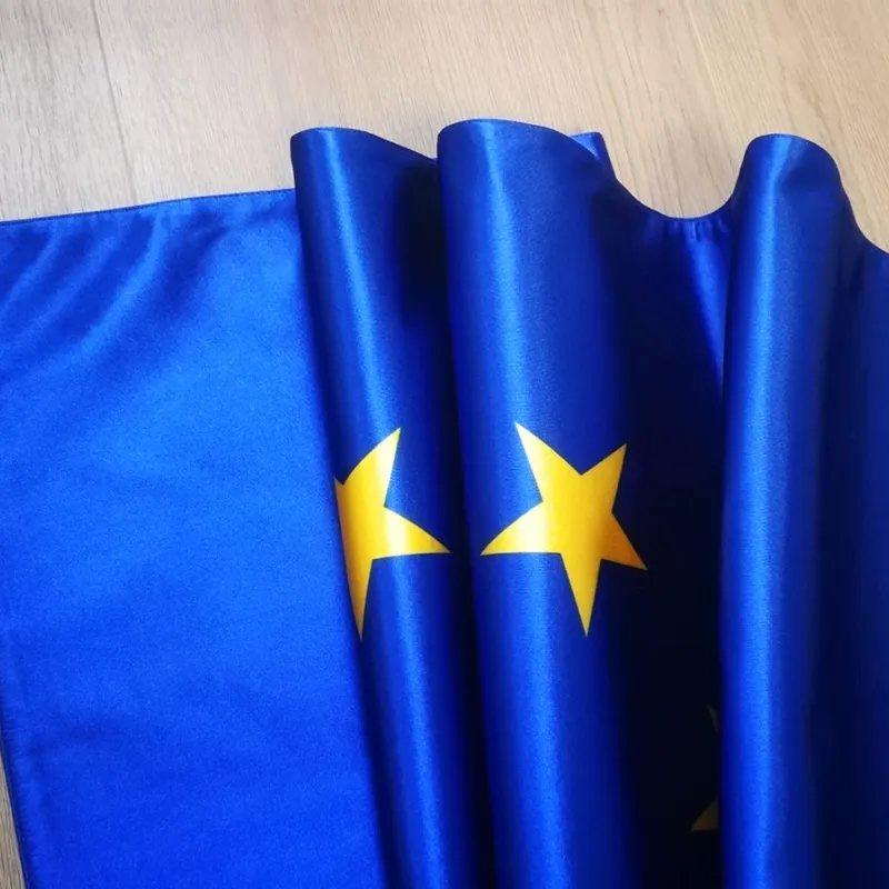 protocol flags Doublesided satin indoorflag Unesco