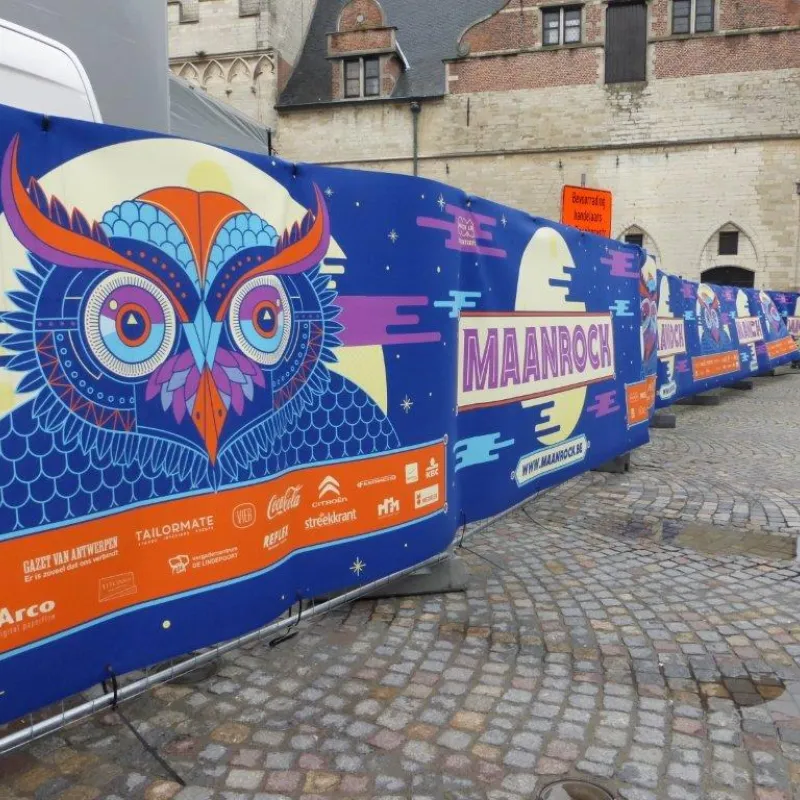 Spandoek uit vezelvlies