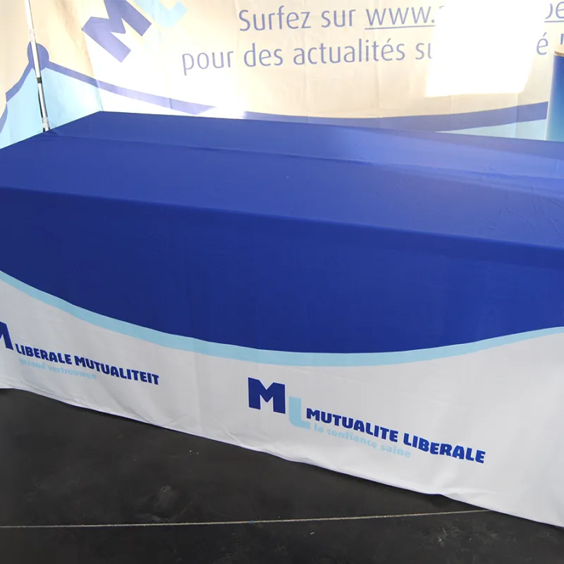 Nappe personnalisée avec logo