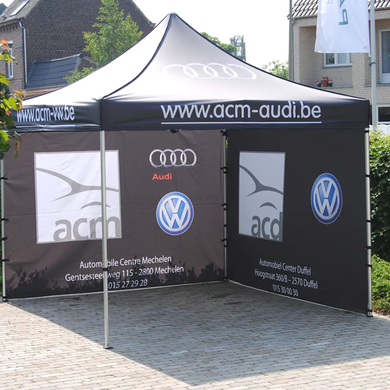 Canopy pop up tente pliante, tonelle personnalisée