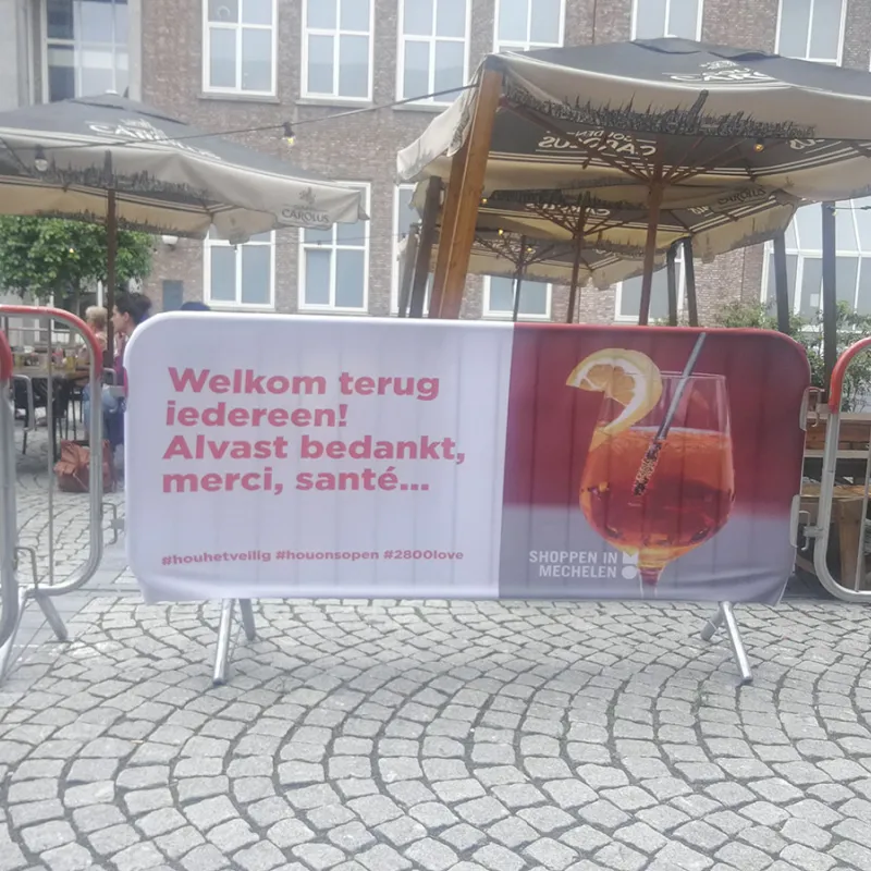 Spandoeken voor nadar- of dranghekkens: