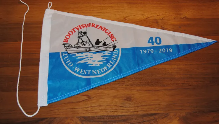 bootvlag, bootwimpel, bootswimpel met touwtje en lusje