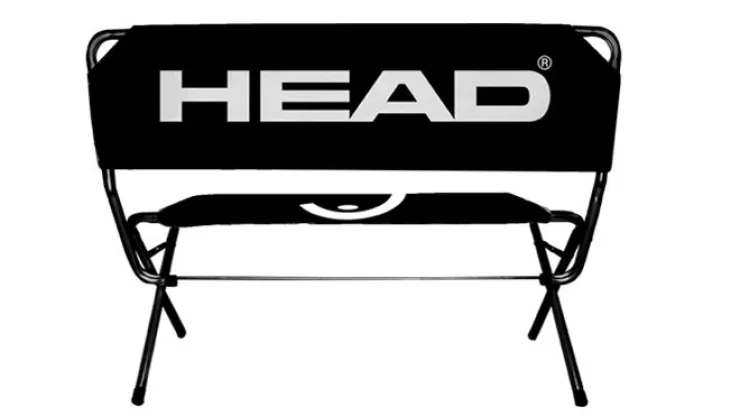De Easy Bench, een opvouwbare zitbank met logo Head
