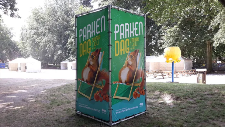 Cube Mobile Parkdag avec bâches