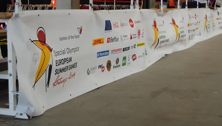 Non Woven Banners Special Olympics