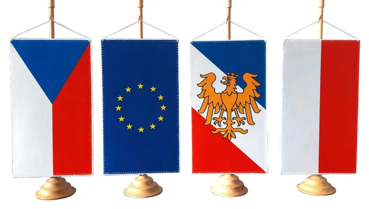 tafelvlag met houder