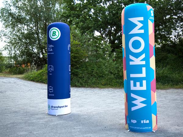 Le tube gonflable ou totem air est idéal pour mettre en évidence votre marque à l’occasion d’événements.