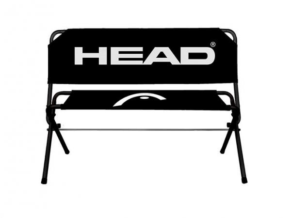 De Easy Bench, een opvouwbare zitbank met logo Head