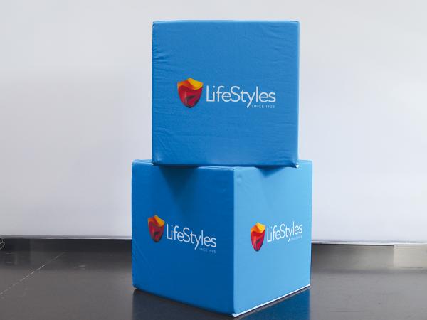 Custom Printed Promotional Seating,  Cube Seats