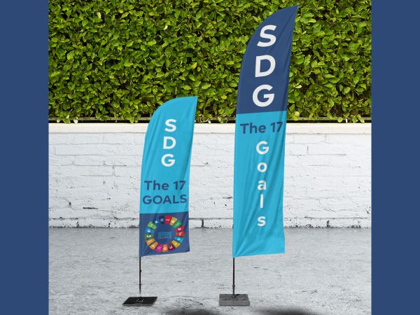 SDG beachflag