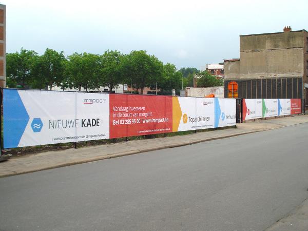 Banner for Heras-type barriers pour Immpact