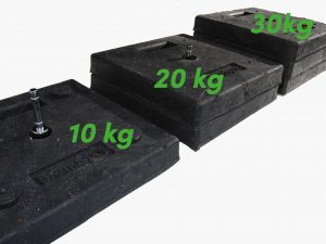 De Flexibase is een modulaire beachvlaggenvoet of parasolvoet