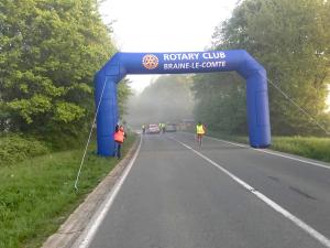 start finish publiboog bedrukt gebrand met eigen logo