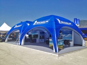 iglotent met bedrukking