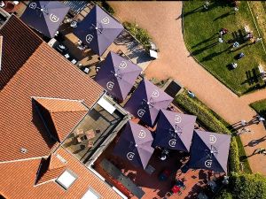 parasol bedrukt met logo