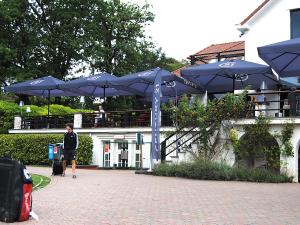 parasol bedrukt met logo Horeca