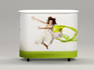 Comptoir  personnalisé  ovale